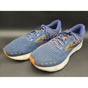Brooks Shoes Mens 13 D Glycerin 20 Blue Orange Road Running Sneakers 1103821D444
